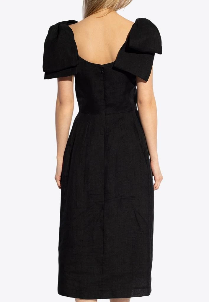 商品Chloé|Bow-Straps Midi Dress,价格¥15713,第3张图片详细描述