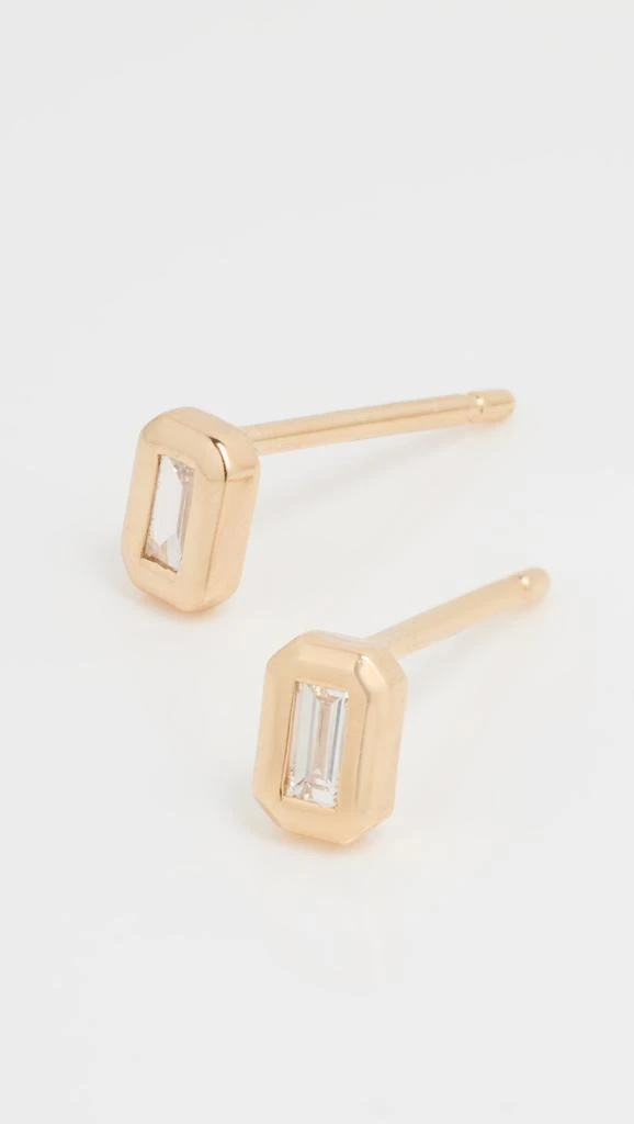 商品MATEO|14k Baguette Diamond Studs,价格¥6449,第3张图片详细描述