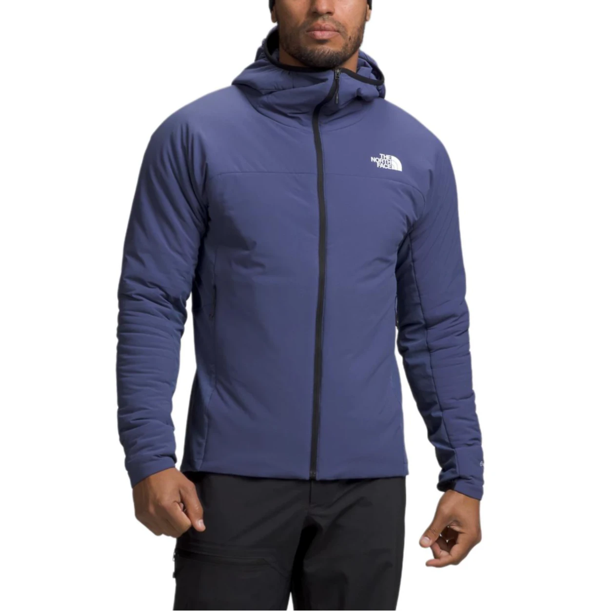 商品[国内直发] The North Face|北面 Summit Series Casaval Hybrid Hoodie 纯色标志拉链连帽长袖夹克外套 男款 蓝色,价格¥1969,第6张图片详细描述