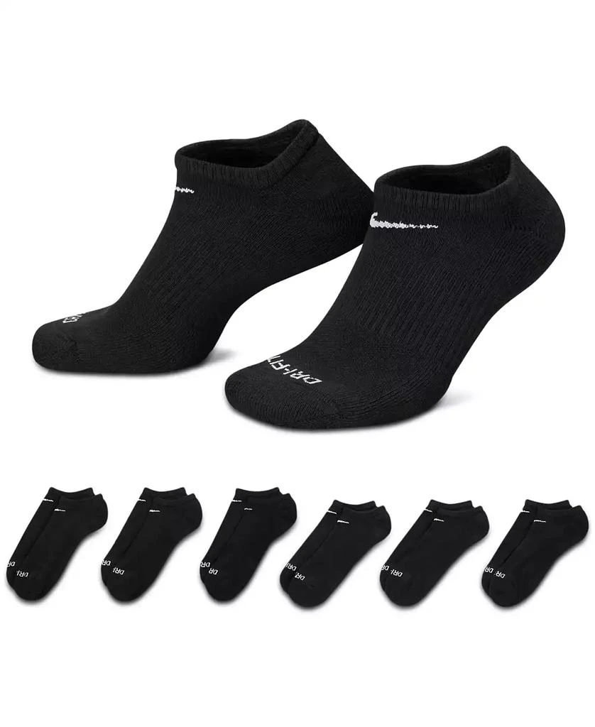 商品NIKE|Unisex Everyday Plus Cushioned Training No-Show Socks 6 Pairs,价格¥212,第3张图片详细描述