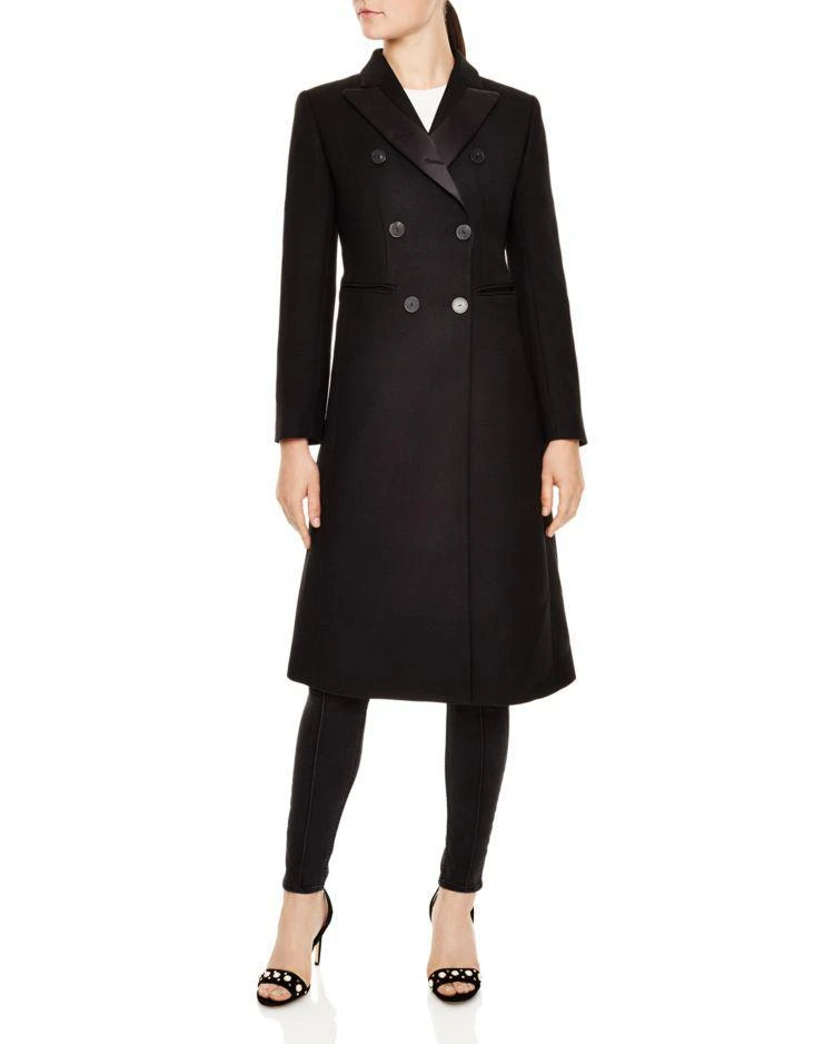 商品Sandro|Arcade Double-Breasted Coat,价格¥2925,第1张图片