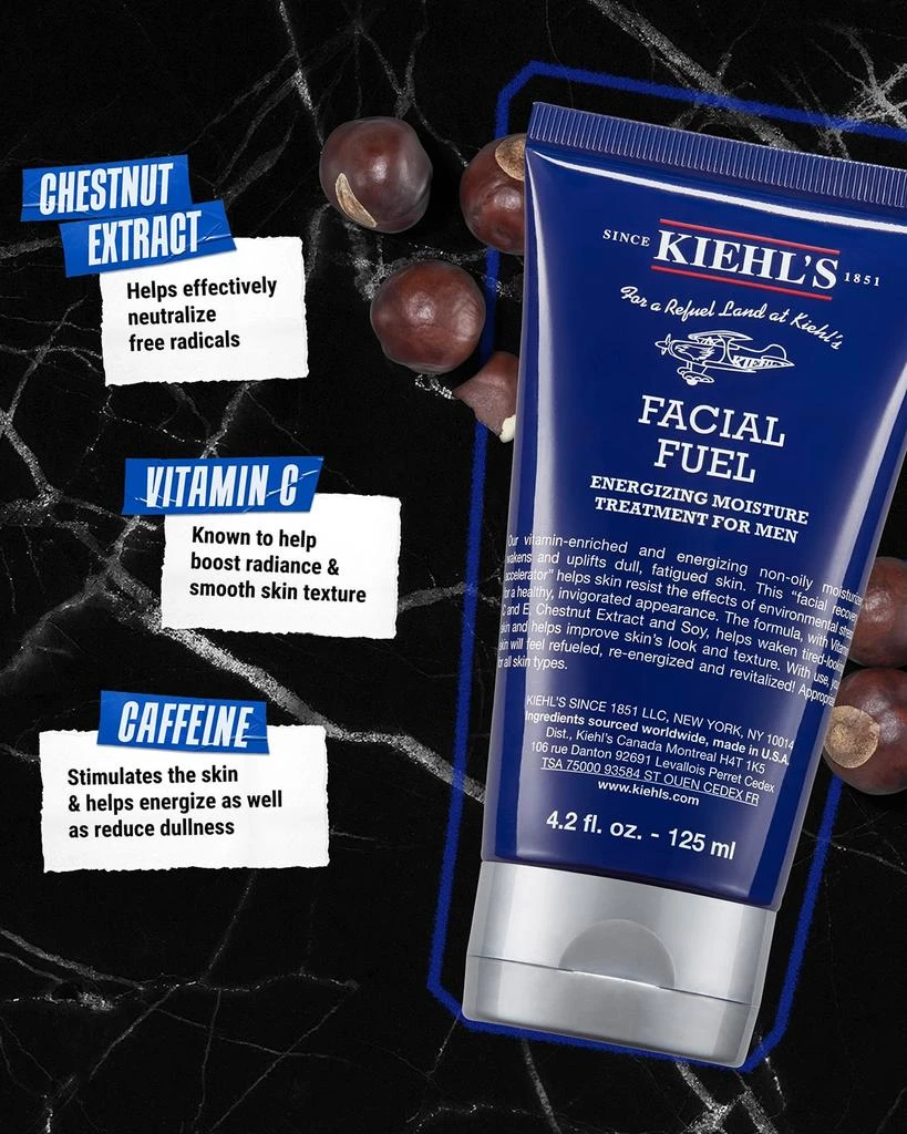 商品Kiehl's|Facial Fuel Daily Energizing Moisture Treatment for Men, 6.8 oz.,价格¥385,第3张图片详细描述