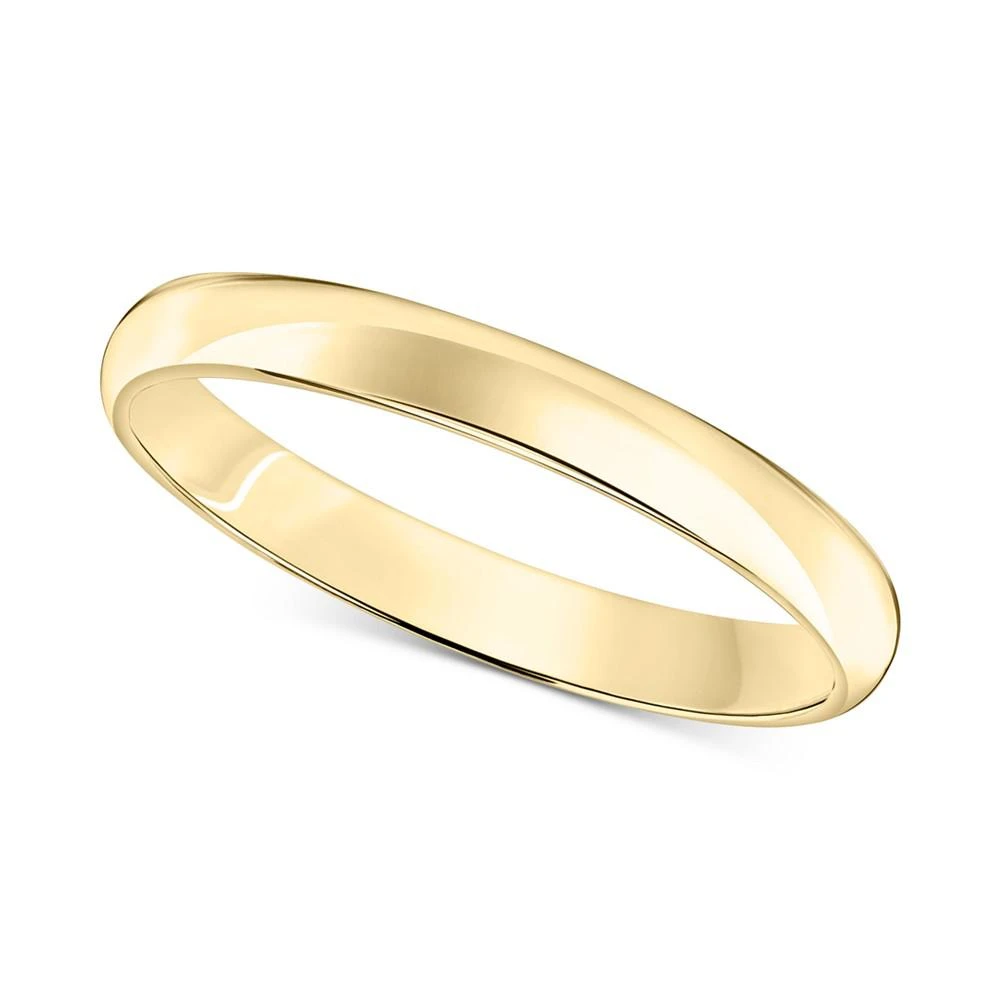 商品Macy's|Men's Comfort Fit Wedding Band (3mm) in 14k Gold,价格¥10839,第1张图片