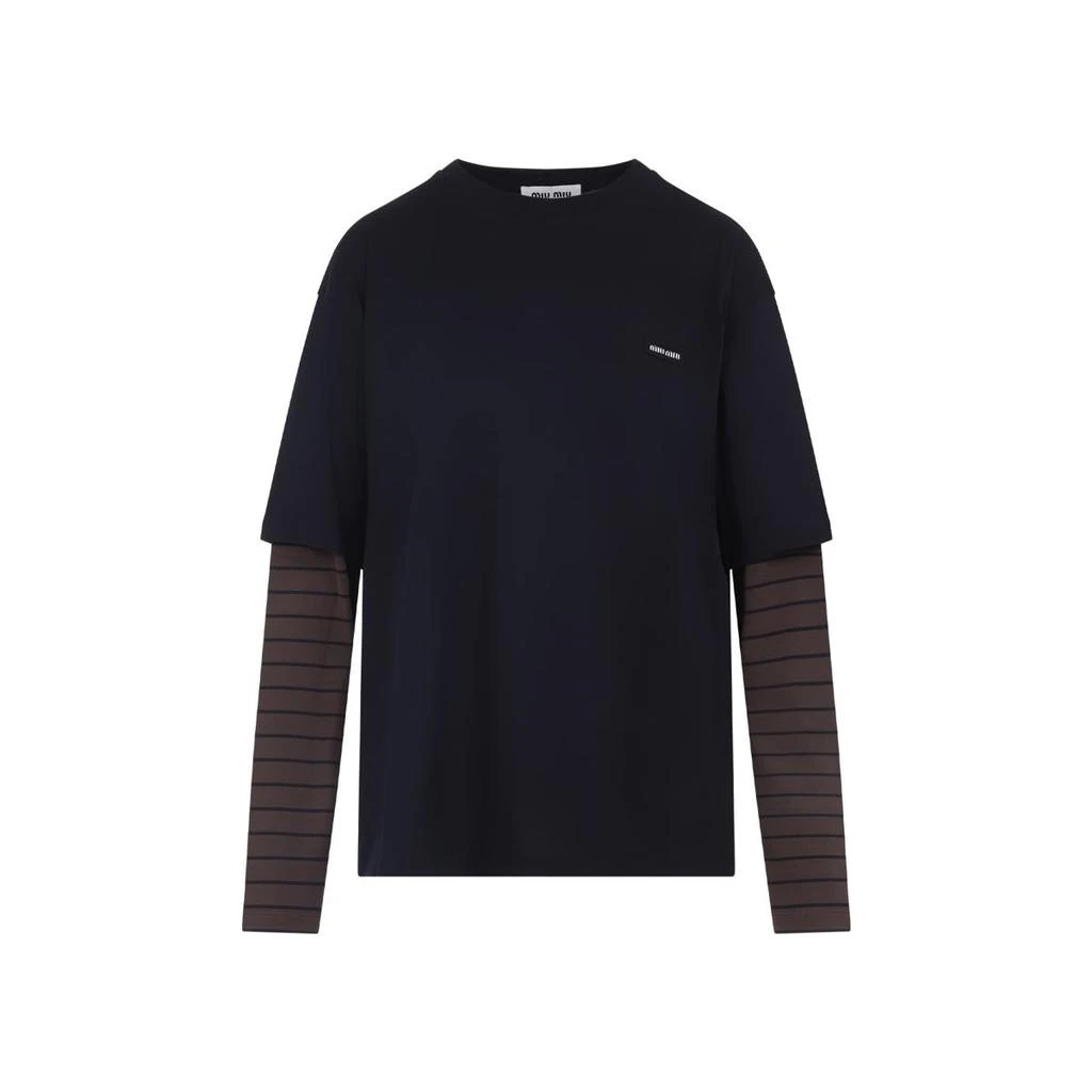 商品Miu Miu|Miu Miu Tshirt,价格¥9308,第1张图片