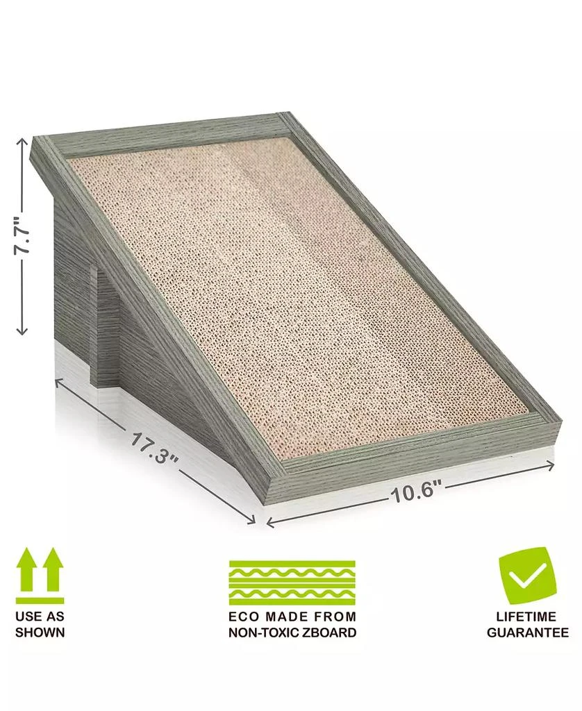 商品Way Basics|Cat Scratcher Incline with Catnip,价格¥172,第2张图片详细描述
