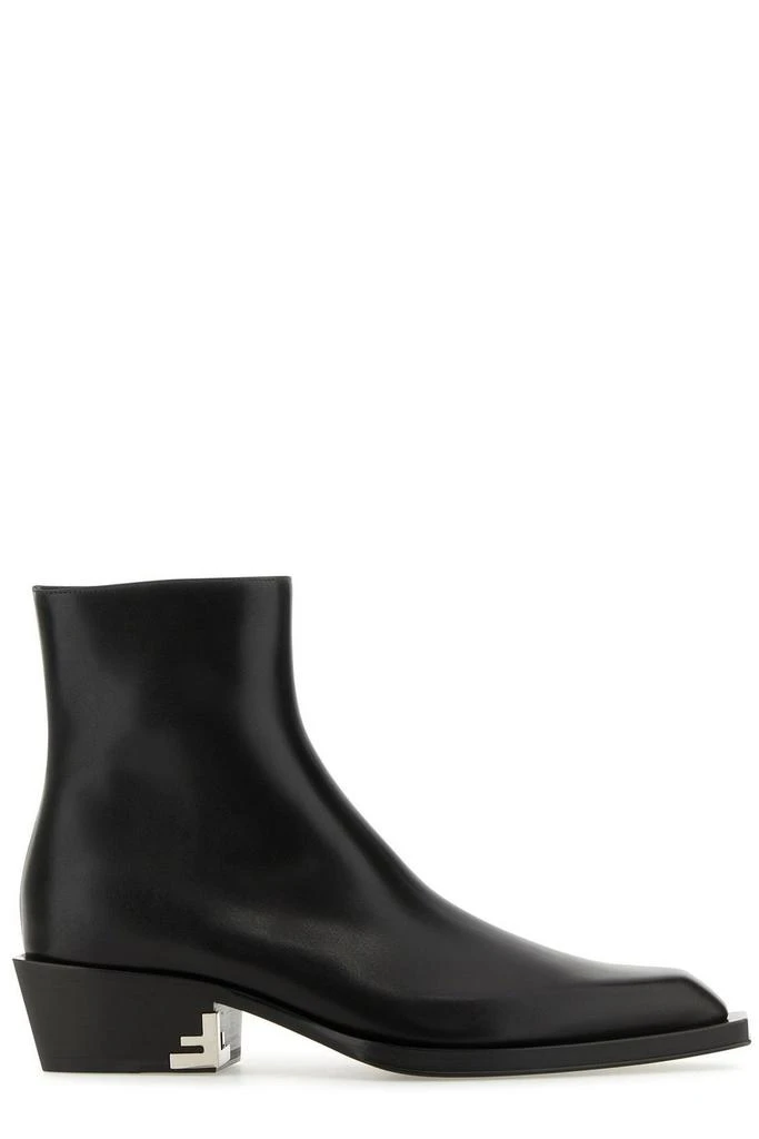 商品Fendi|Fendi Squared Tapered Toe Ankle Boots,价格¥6120,第1张图片