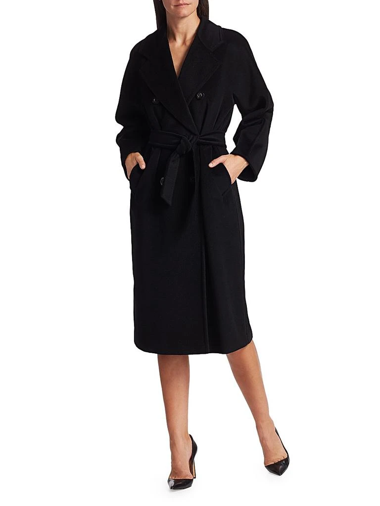 商品Max Mara|101801 Icon Madame Wool & Cashmere Double-Breasted Coat,价格¥33228,第2张图片详细描述