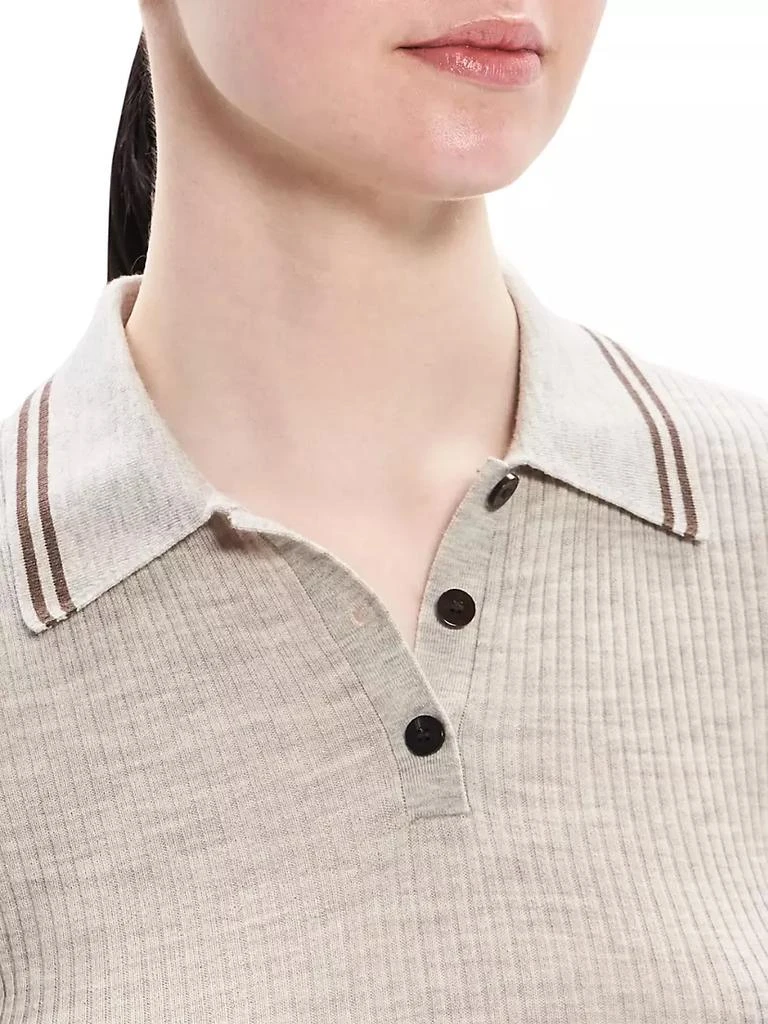 商品Theory|Stretch-Wool Polo Top,价格¥1104,第5张图片详细描述