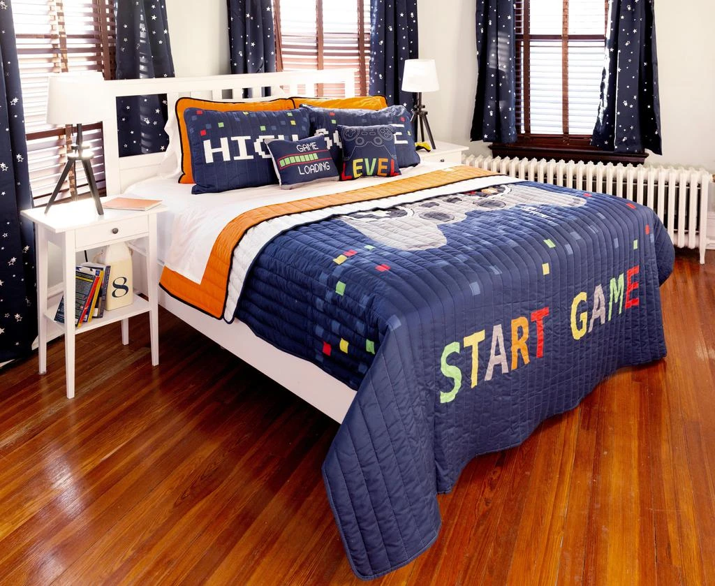 Video Games Reversible Oversized Quilt 4Pc Set 商品