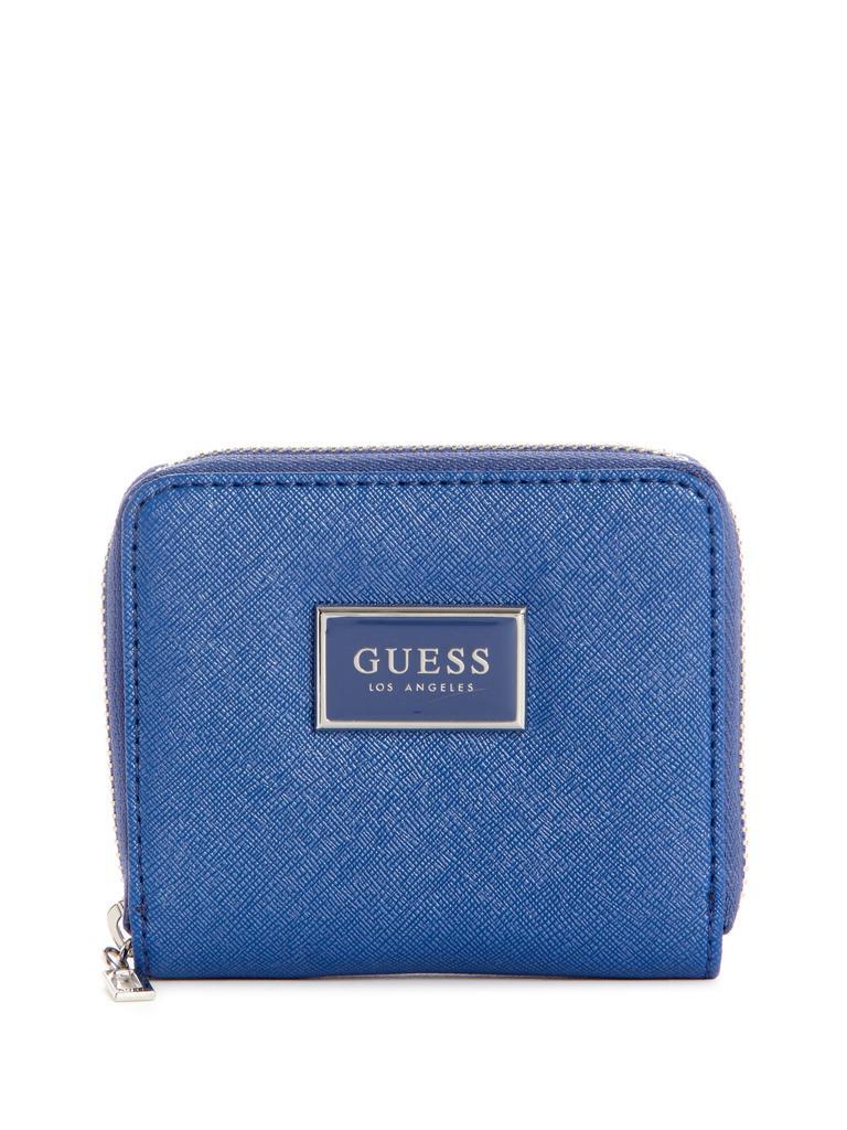 商品Guess Factory|Abree Saffiano Zip-Around Wallet,价格¥185-¥199,第7张图片详细描述