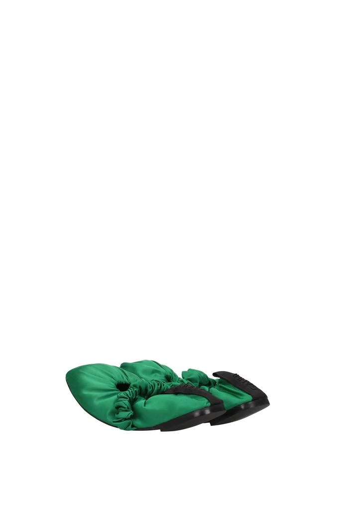 商品Ganni|Ballet flats Fabric Green Vivid Green,价格¥993,第4张图片详细描述