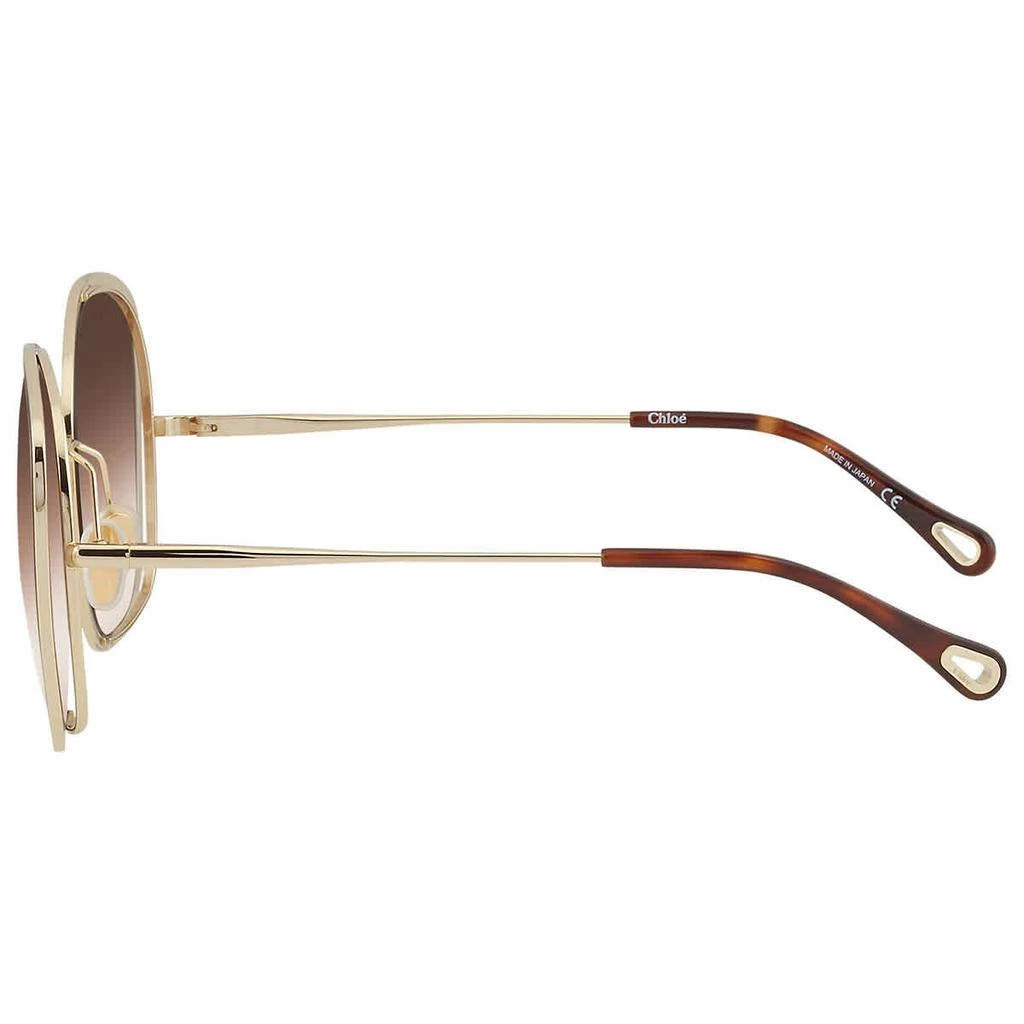 商品Chloé|Chloe Brown Gradient Cat Eye Ladies Sunglasses CH0036S 002 63,价格¥1736,第3张图片详细描述