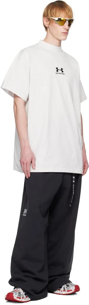 商品Balenciaga|Gray & Red 3XL Extreme Lace Sneakers,价格¥10193,第5张图片详细描述