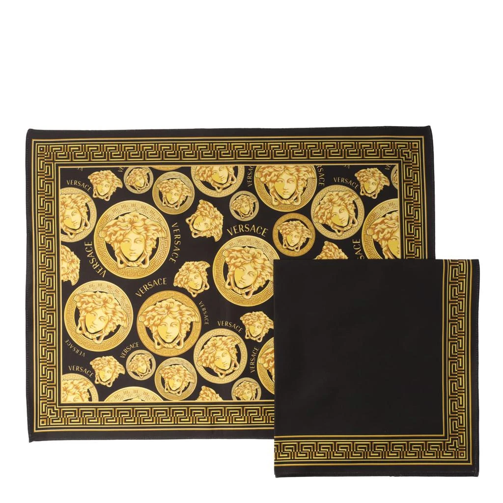 商品Versace|Versace Medusa Amplified Placemat And Napkin Set,价格¥1842,第1张图片