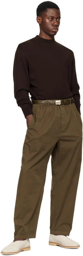 商品Lemaire|Brown & Green Military 30 Belt,价格¥2176,第3张图片详细描述