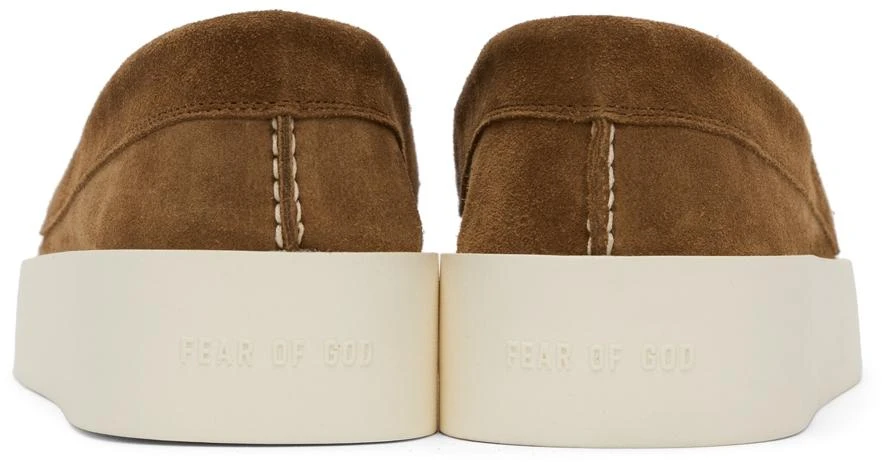 商品Fear of god|Brown Suede Boat Shoes,价格¥3110,第4张图片详细描述