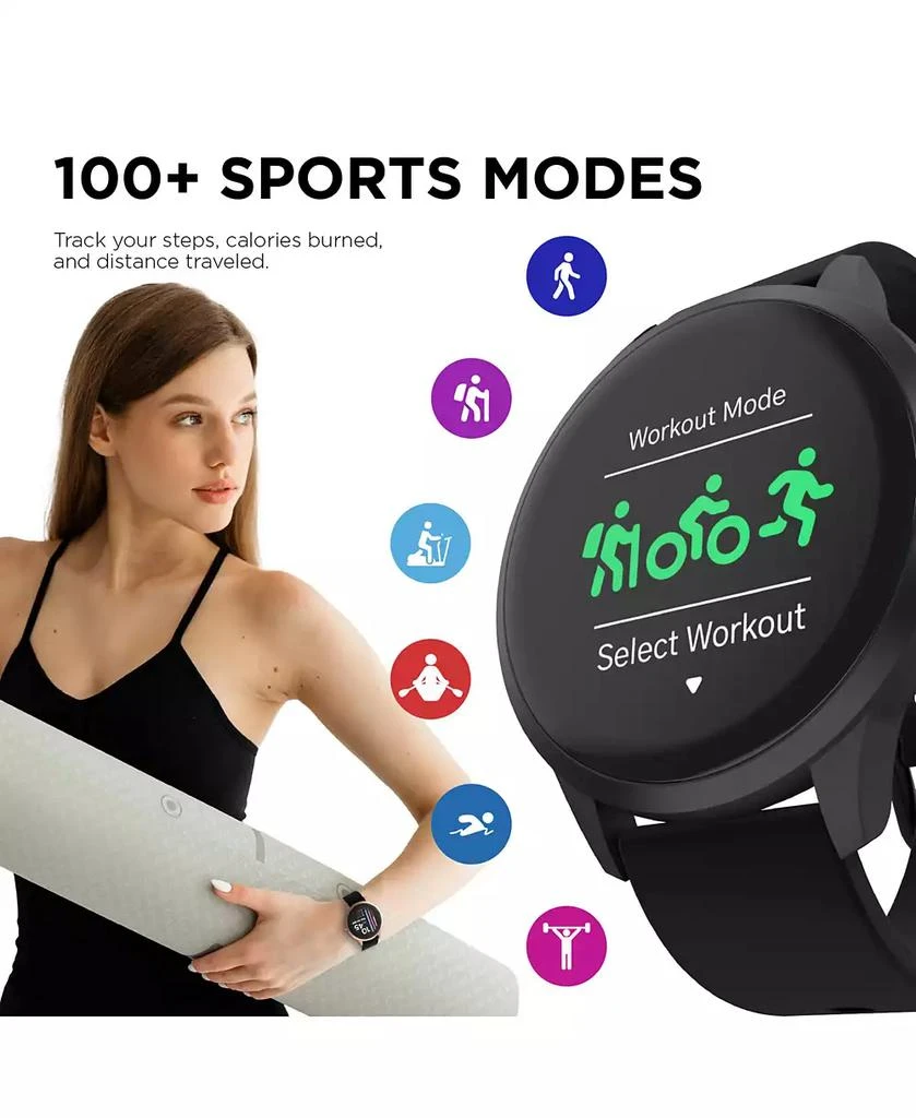 商品iTouch|Sport 4 Unisex Silicone Strap Smartwatch 43.2mm,价格¥453,第4张图片详细描述