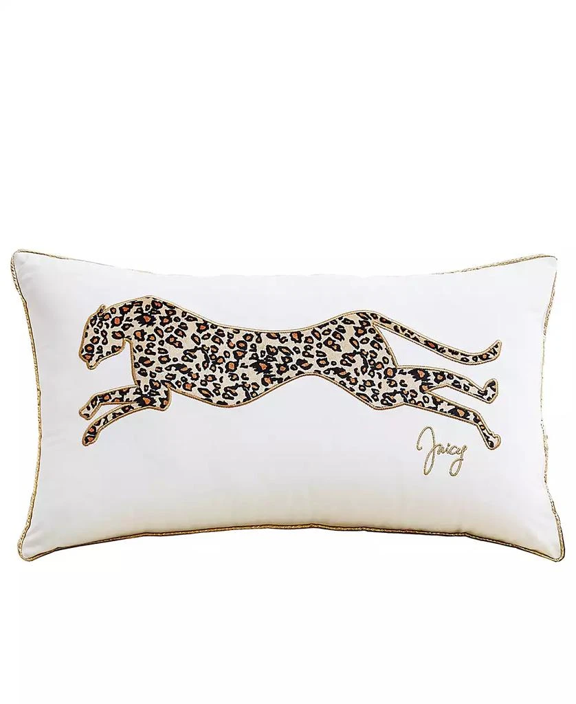 商品Juicy Couture|Velvet Cheetah Decorative Pillow, 14" x 24,价格¥232,第1张图片