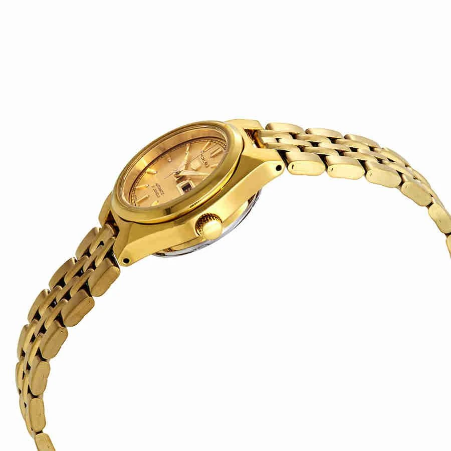 商品Seiko|Series 5 Automatic Gold Dial Ladies Watch SYMA04,价格¥885,第2张图片详细描述