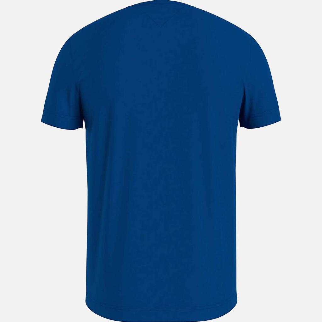 商品Tommy Hilfiger|Tommy Hilfiger Men's Tommy Logo T-Shirt - Greek Isle Blue,价格¥385,第4张图片详细描述