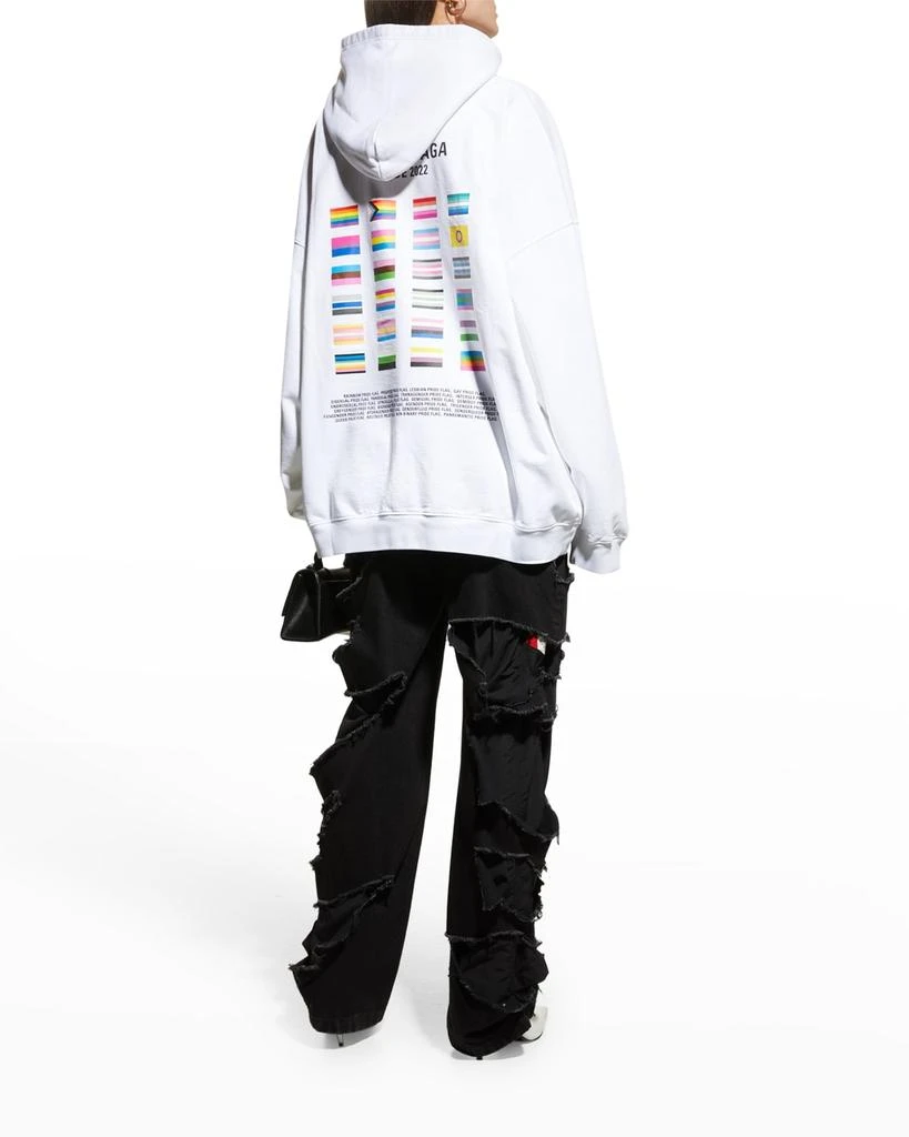 商品Balenciaga|Logo Pride Series Oversized Hoodie,价格¥6847,第4张图片详细描述