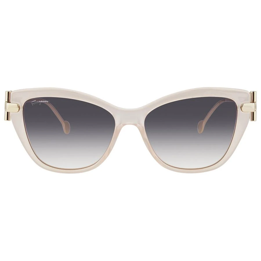 商品Salvatore Ferragamo|Salvatore Ferragamo Grey Gradient Cat Eye Ladies Sunglasses SF928S 290 55,价格¥586,第1张图片