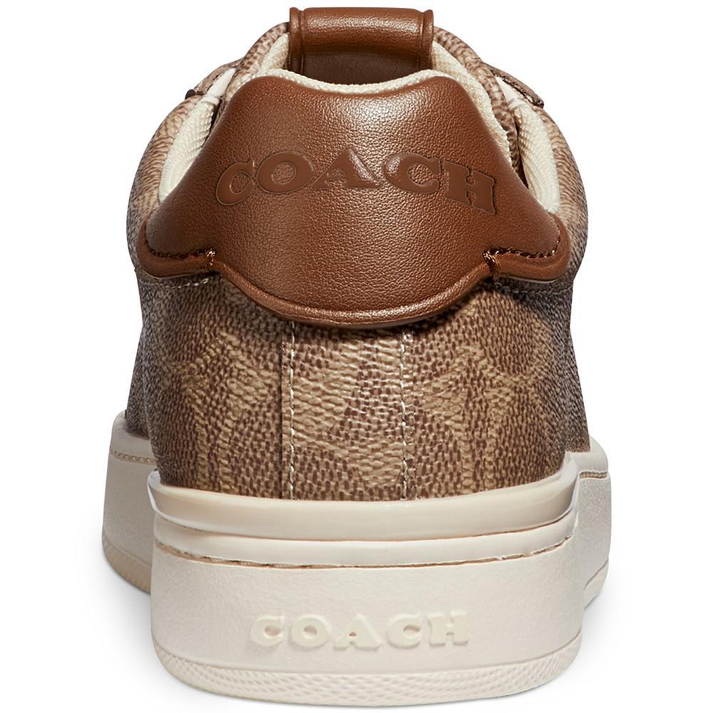 商品Coach|Women's Lowline Signature Lace-up Sneakers,价格¥1124,第3张图片详细描述