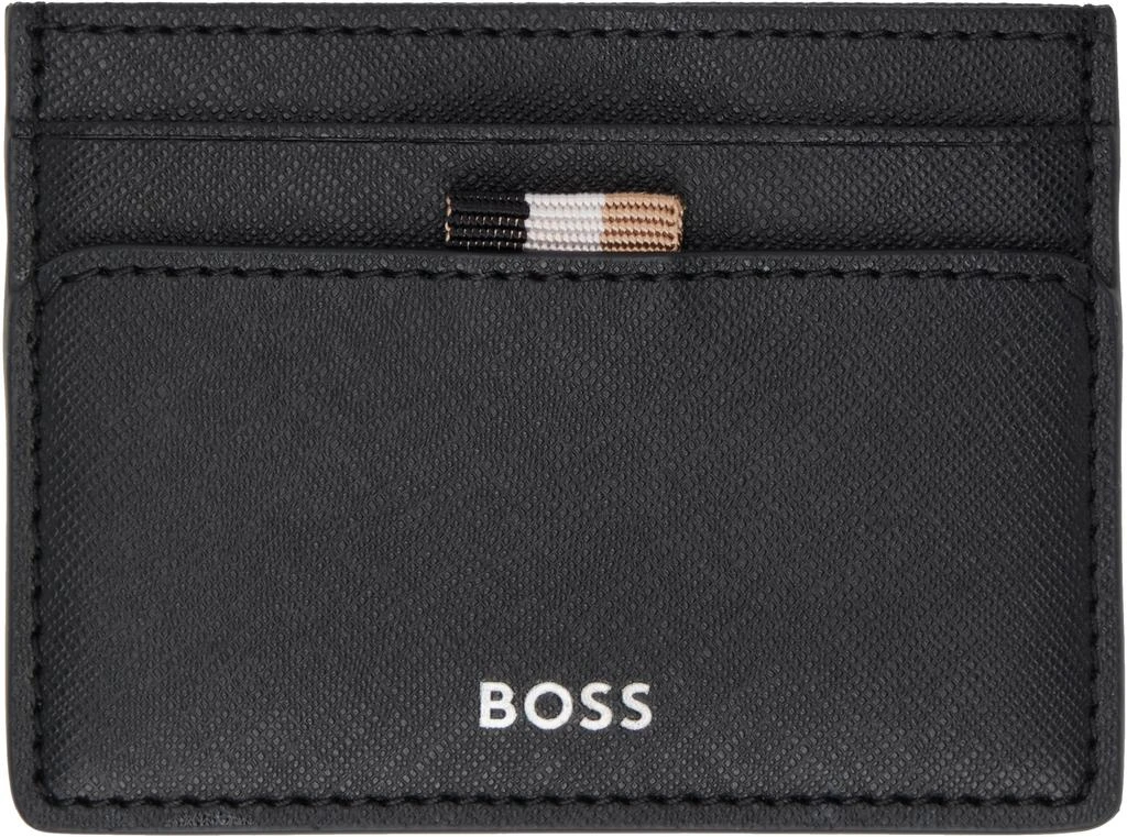 商品Hugo Boss|Black Leather Card Holder,价格¥558,第1张图片