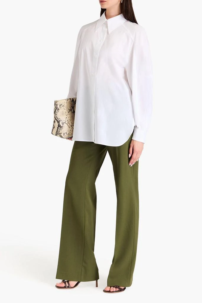 商品Alberta Ferretti|Cotton-poplin shirt,价格¥2211,第2张图片详细描述