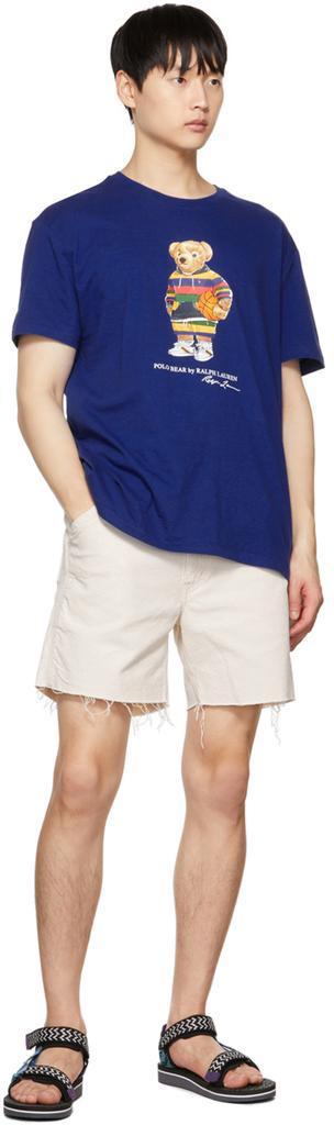 商品Ralph Lauren|Blue Polo Bear T-Shirt,价格¥575,第6张图片详细描述