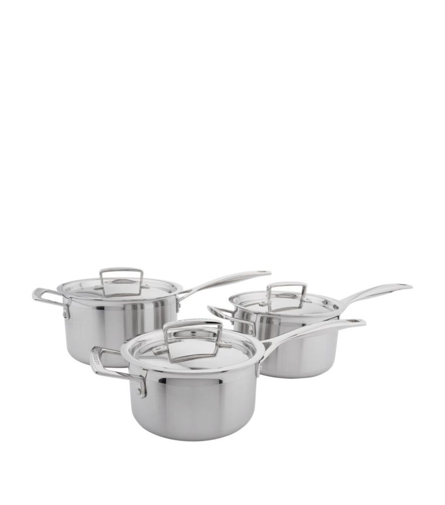 Stainless Steel Saucepans (Set of 3)商品第1张图片规格展示