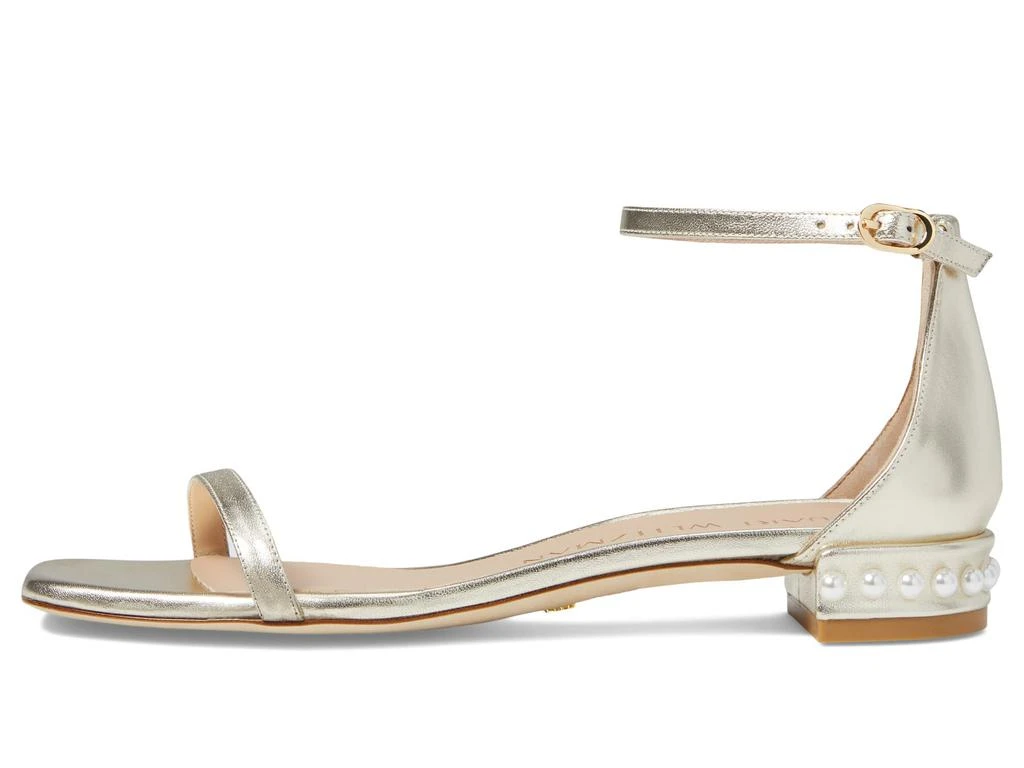 商品Stuart Weitzman|Nudistcurve Pearl Flat Sandal,价格¥2694,第3张图片详细描述