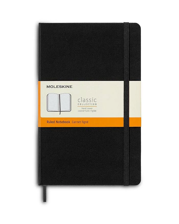 商品Moleskine|Classic Large Hardcover Ruled Notebook,价格¥185,第2张图片详细描述