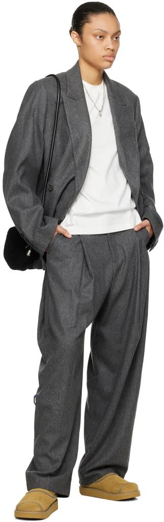 商品ADER error|Gray Double-Breasted Blazer,价格¥3393,第4张图片详细描述