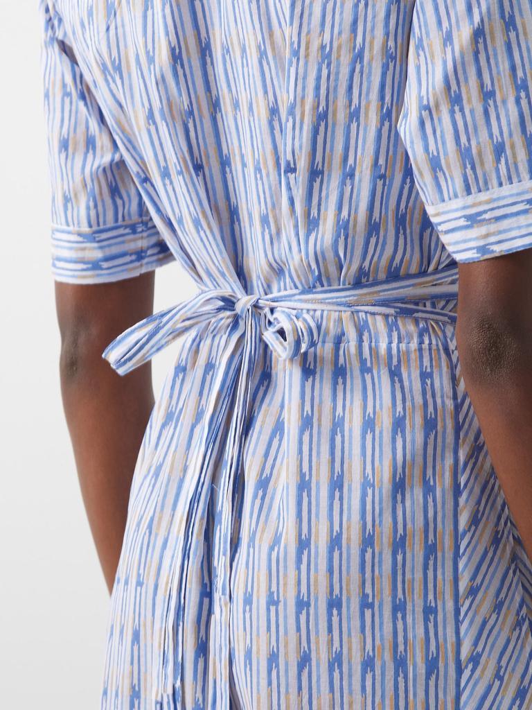 商品Thierry Colson|Betty geometric-print cotton-lawn maxi dress,价格¥3126,第5张图片详细描述
