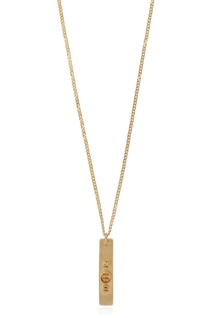 商品MAISON MARGIELA|Maison Margiela 11 Tag Curb Chained Pendant Necklace,价格¥2653,第2张图片详细描述