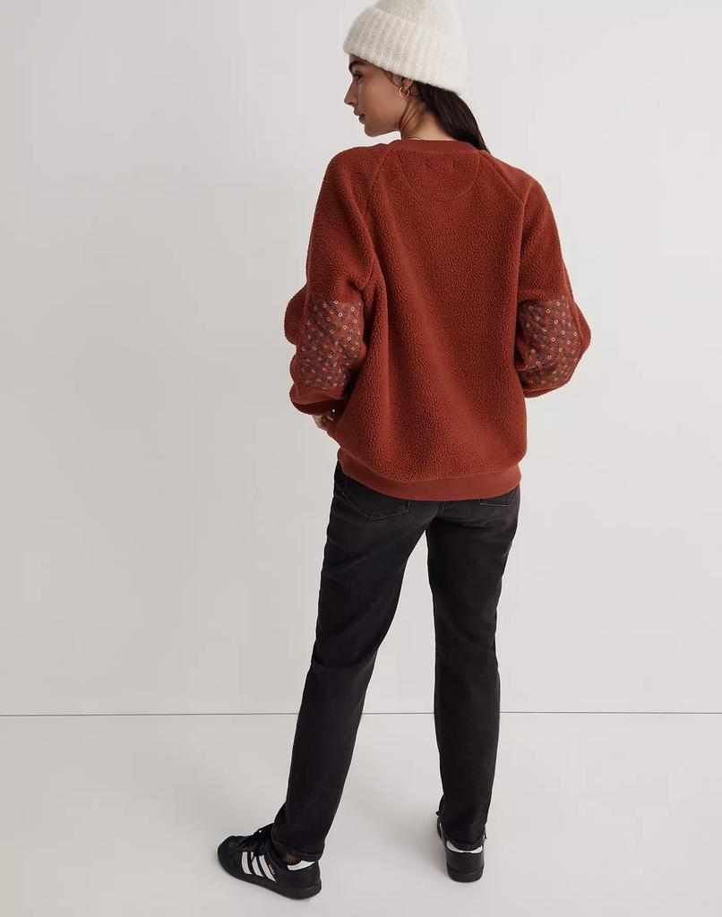 商品Madewell|(Re)sourced Sherpa Sweatshirt: Quilted Edition,价格¥645,第5张图片详细描述