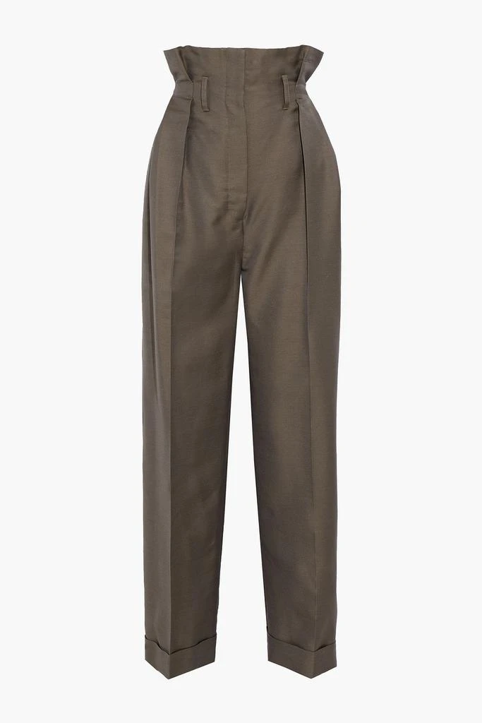 商品Acne Studios|Pleated wool-blend twill wide-leg pants,价格¥2275,第3张图片详细描述