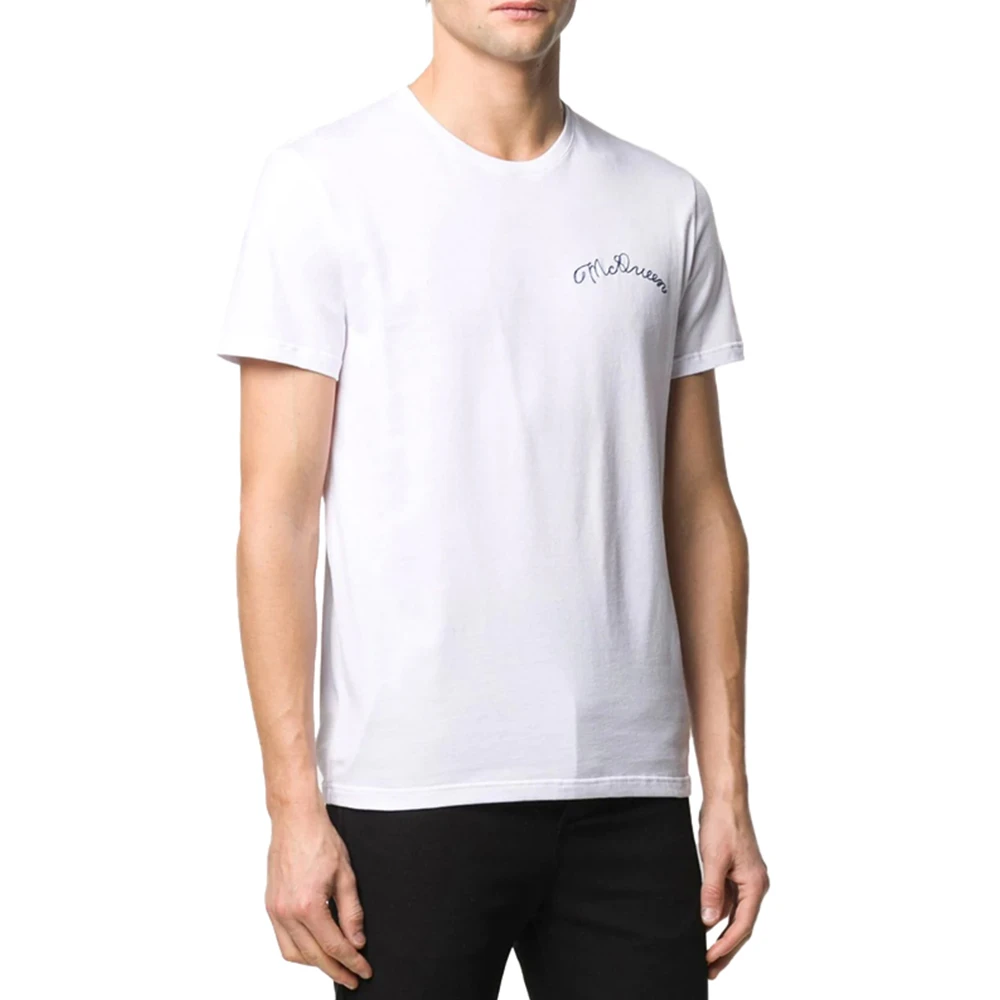 ALEXANDER MCQUEEN 白色男士T恤 609584-QOZB3-0900 商品