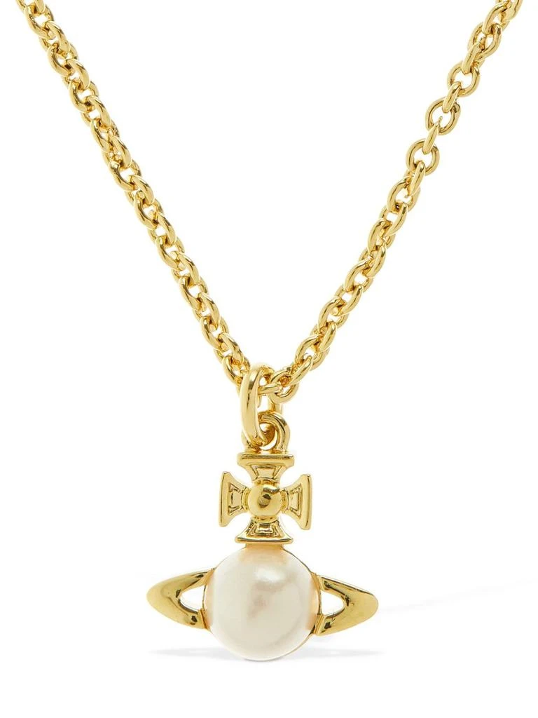 商品Vivienne Westwood|Balbina Imitation Pearl Pendant Necklace,价格¥1387,第1张图片