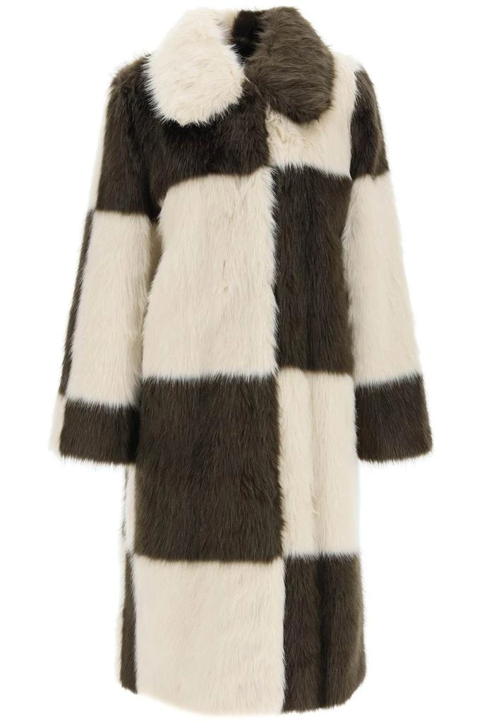 商品STAND STUDIO|'NINO' FAUX FUR COAT,价格¥2621,第1张图片