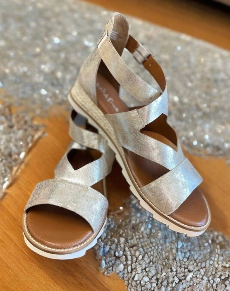 商品DIBA True|Qu Aint Sandal In Silver,价格¥325,第2张图片详细描述