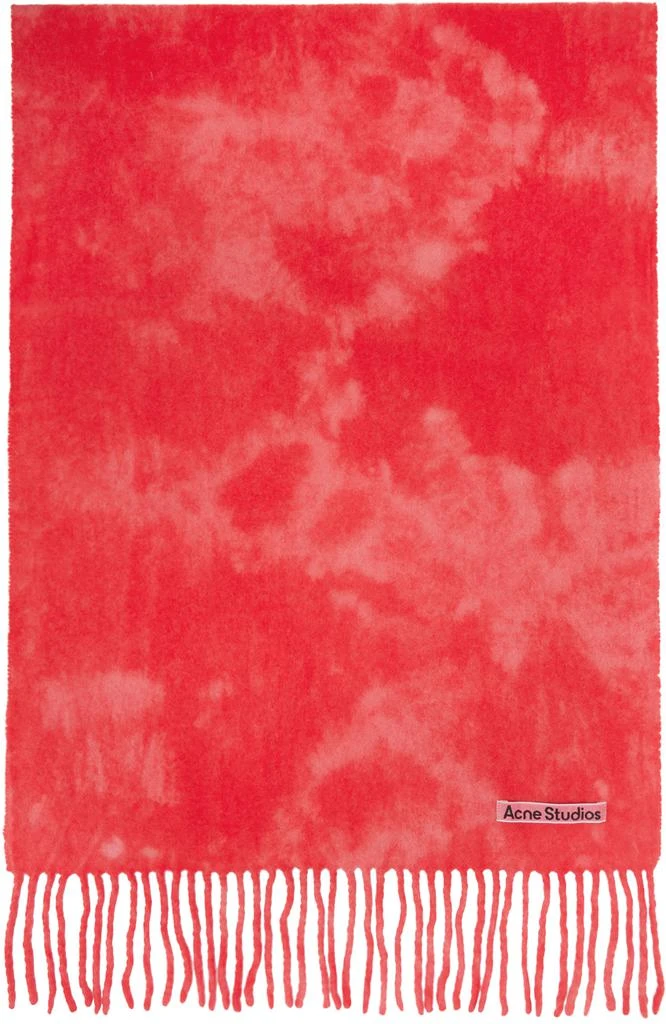 商品Acne Studios|Pink Tie-Dye Scarf,价格¥1496,第1张图片