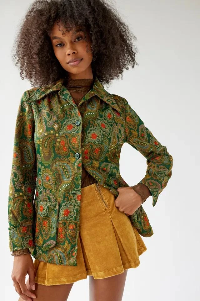 商品Urban Renewal|Urban Renewal Vintage ‘70s Printed Blouse,价格¥150,第5张图片详细描述