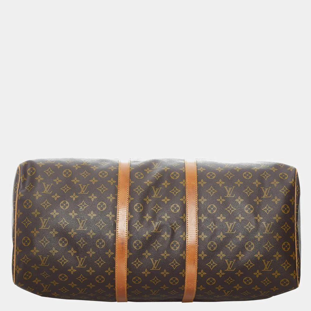 商品[二手商品] Louis Vuitton|Louis Vuitton Brown Monogram Keepall 60,价格¥8016,第4张图片详细描述