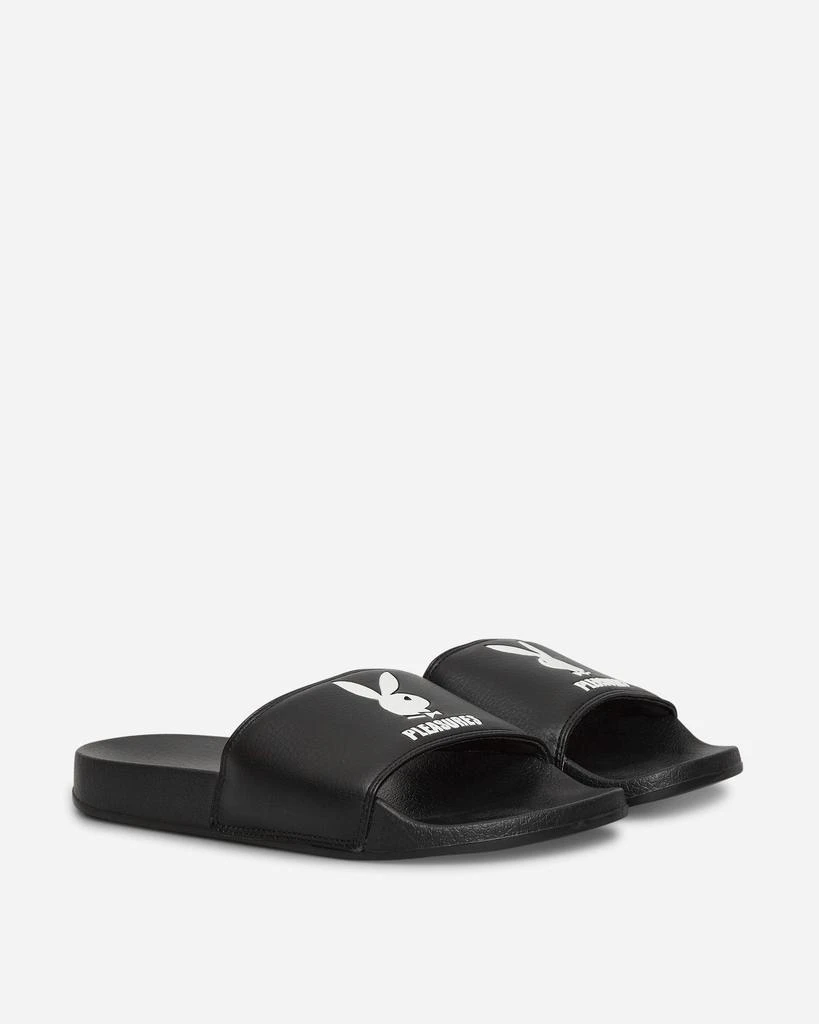 商品Pleasures|Playboy Slides Black,价格¥216,第2张图片详细描述