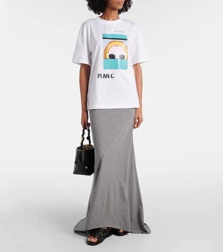 商品Plan C|Printed cotton jersey T-shirt,价格¥1336,第2张图片详细描述