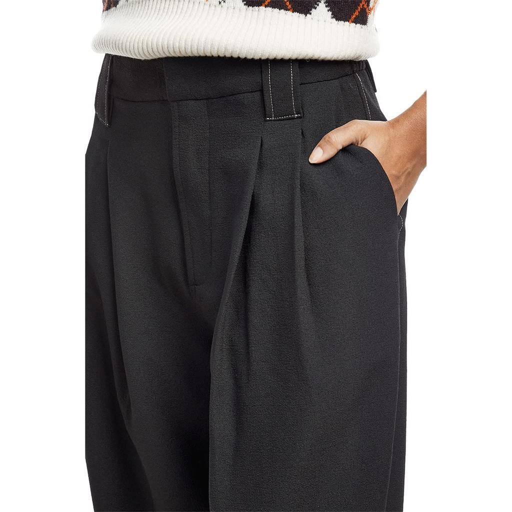 商品Ganni|Heavy Crepe Tailored Pants,价格¥1013,第5张图片详细描述