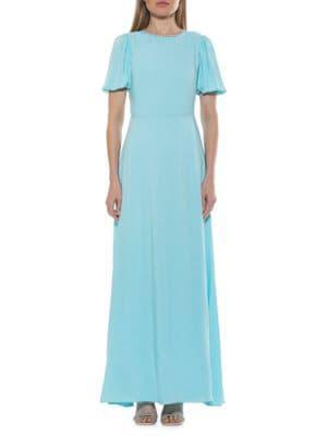 商品ALEXIA ADMOR|Cutout Fit & Flare Maxi Dress,价格¥647,第1张图片