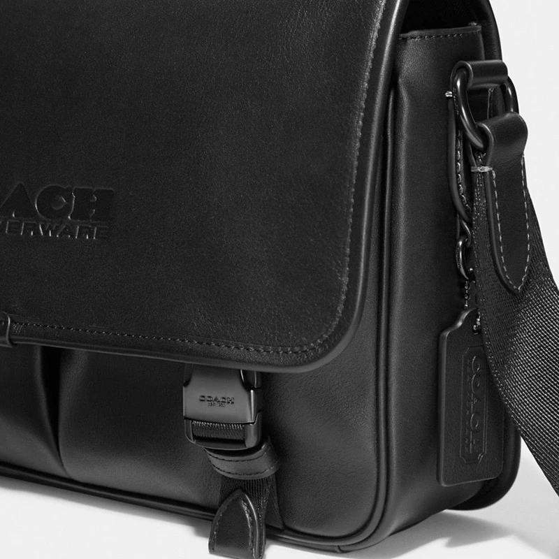蔻驰（COACH）男士黑色单肩斜挎包C9157 BLK 商品